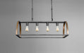 Progress Lighting - P4720-71 - Four Light Island Pendant - Trestle - Gilded Iron