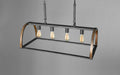 Progress Lighting - P4720-71 - Four Light Island Pendant - Trestle - Gilded Iron
