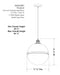 Vorey Pendant-Pendants-Minka-Lavery-Lighting Design Store