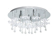 Eglo USA - 93053A - Five Light Ceiling Mount - Ocondo - Chrome