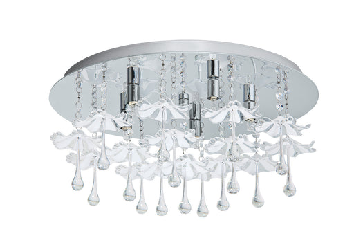 Ocondo Five Light Ceiling Mount Chrome
