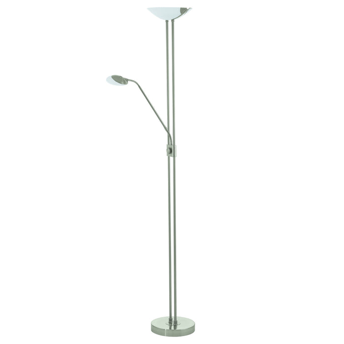 Eglo USA - 93874A - LED Floor Lamp - Baya 1 - Matte Nickel