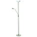 Eglo USA - 93874A - LED Floor Lamp - Baya 1 - Matte Nickel