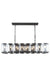 Monaco 16 Light Chandelier Flat Black-Linear/Island-Elegant Lighting-Lighting Design Store
