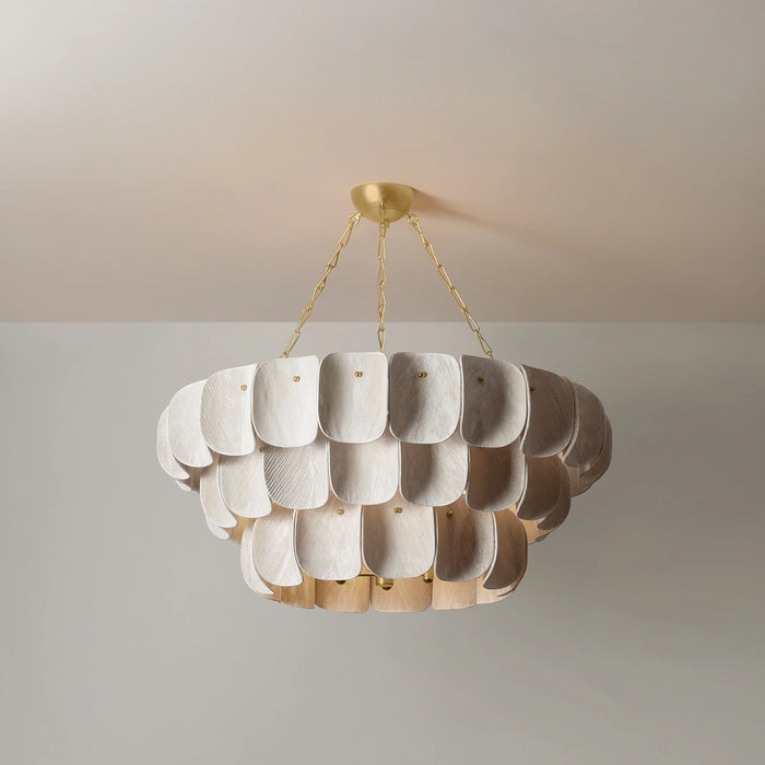 Amalfi 16 Light Chandelier Vintage Gold Leaf