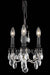 Elegant Lighting - 8103D10DB/RC - Three Light Chandelier