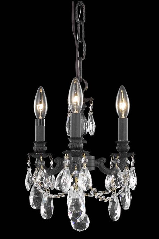 Elegant Lighting - 8103D10DB/RC - Three Light Chandelier