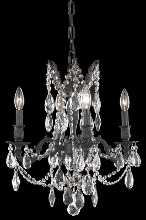 Elegant Lighting - 8204D17DB/RC - Four Light Chandelier