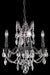 Elegant Lighting - 8204D17DB/RC - Four Light Chandelier