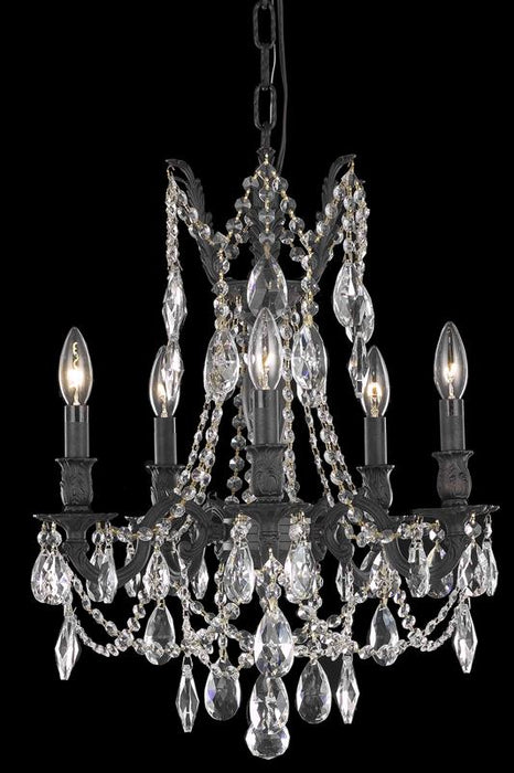 Elegant Lighting - 8205D18DB/RC - Five Light Chandelier
