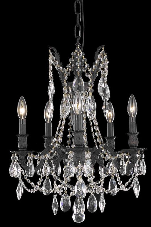 Elegant Lighting - 8205D18DB/RC - Five Light Chandelier