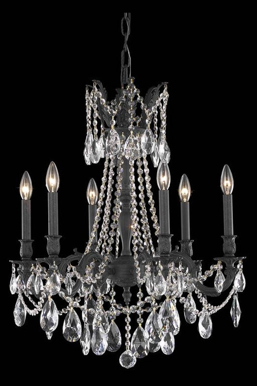 Elegant Lighting - 8206D23DB/RC - Six Light Chandelier