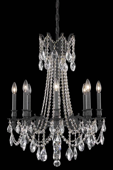 Elegant Lighting - 8208D24DB/RC - Eight Light Chandelier