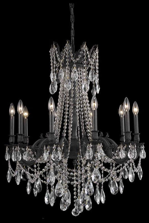 Elegant Lighting - 8210D28DB/RC - Ten Light Chandelier