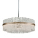 Corbett Lighting - 204-48 - 12 Light Chandelier - Chime - Silver Leaf Polished Stainless