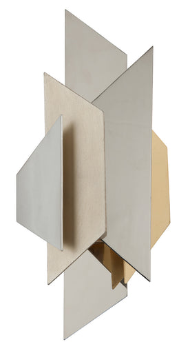 Modernist Two Light Wall Sconce