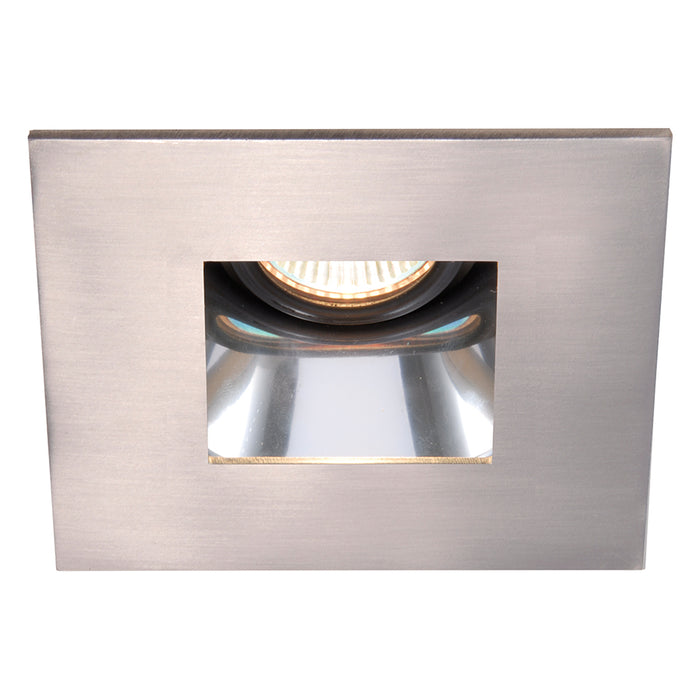 W.A.C. Lighting - HR-D412-S-SC/BN - 4in Adjustable Open Reflector Trim - 4 Inch  Low Voltage - Specular Clear/Brushed Nickel