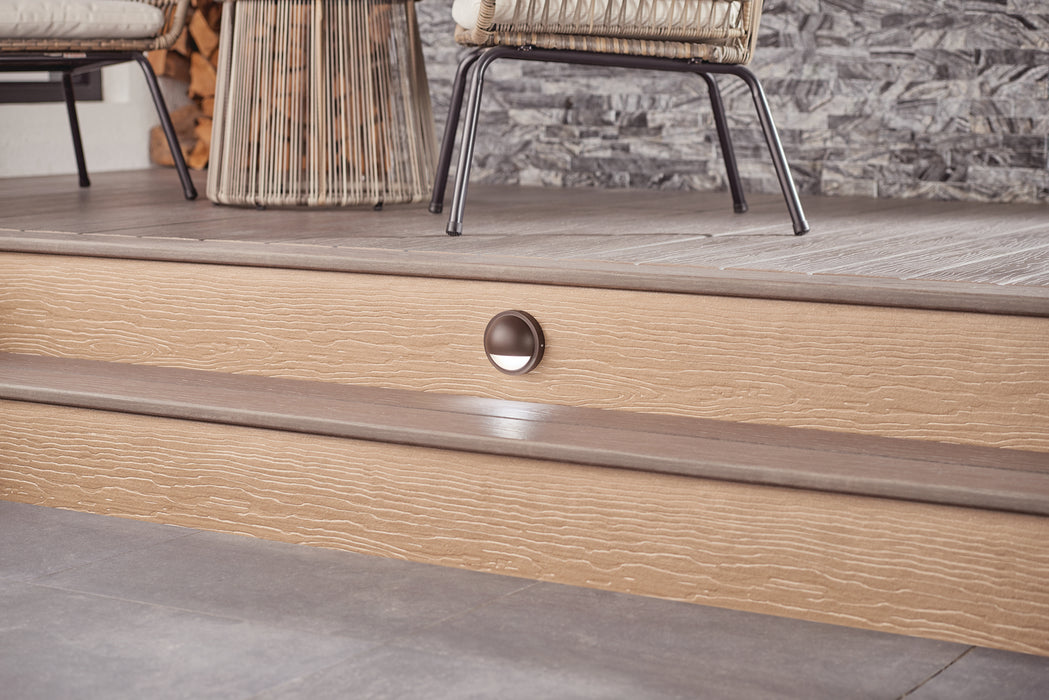 Kichler - 15764AZT30R - LED Deck Light - Textured Architectural Bronze