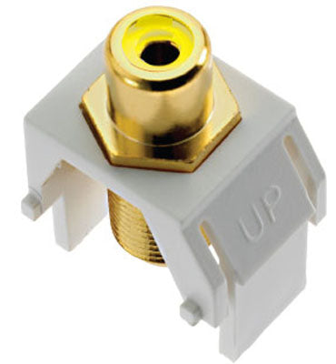 Legrand - ACYRCAFW1 - Composite Video Rca To F-Connector - Adorne - White