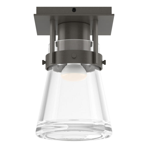 Erlenmeyer One Light Semi-Flush Mount Dark Smoke
