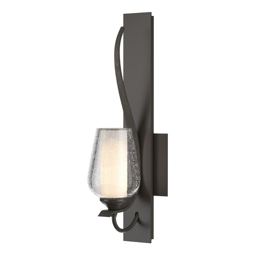 Flora One Light Wall Sconce Dark Smoke