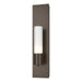 Hubbardton Forge - 204420-SKT-05-GG0392 - One Light Wall Sconce - Pillar - Bronze