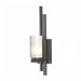 Hubbardton Forge - 206301-SKT-RGT-07-GG0168 - One Light Wall Sconce - Ondrian - Dark Smoke