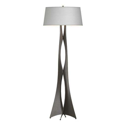 Moreau One Light Floor Lamp Dark Smoke