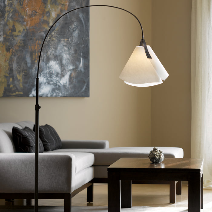 Hubbardton Forge - 234505-SKT-07-SH1992 - One Light Floor Lamp - Mobius - Dark Smoke