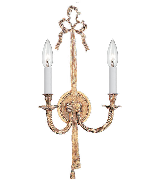 Crystorama - 658-OB - Two Light Wall Sconce - Lexsi - Olde Brass