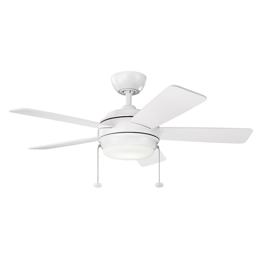 Kichler - 330171MWH - 42 Inch Ceiling Fan - Starkk - Matte White