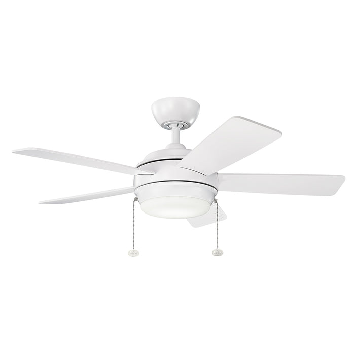 Kichler - 330171MWH - 42 Inch Ceiling Fan - Starkk - Matte White