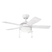 Kichler - 330171MWH - 42 Inch Ceiling Fan - Starkk - Matte White