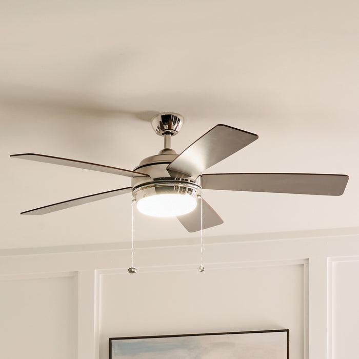 Kichler - 330174PN - 52 Inch Ceiling Fan - Starkk - Polished Nickel