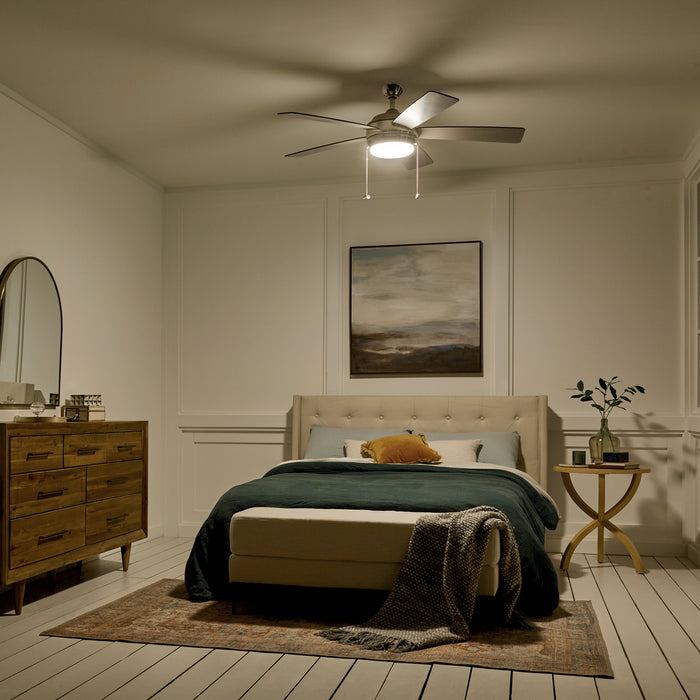 Kichler - 330174PN - 52 Inch Ceiling Fan - Starkk - Polished Nickel