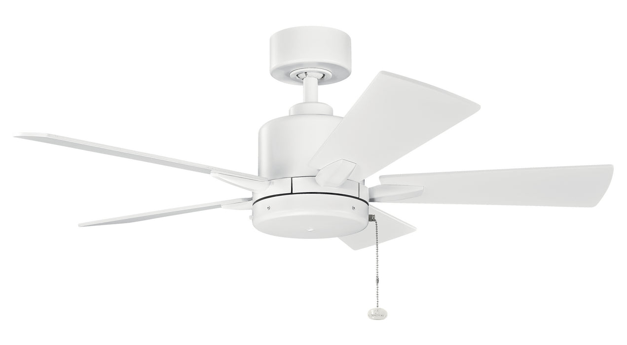 Kichler - 330241MWH - 42 Inch Ceiling Fan - Lucian II - Matte White