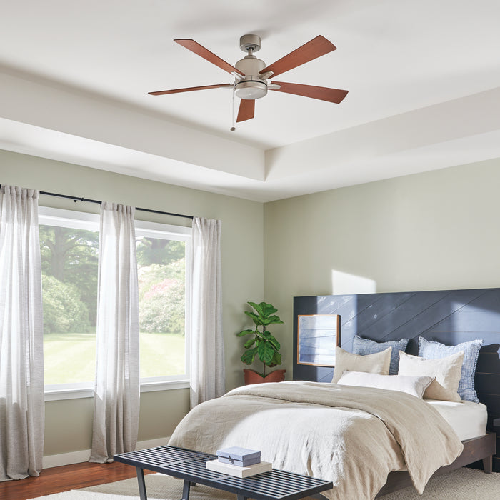 Kichler - 330242NI - 52 Inch Ceiling Fan - Lucian II - Brushed Nickel