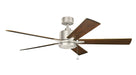 Kichler - 330243NI - 60 Inch Ceiling Fan - Lucian II - Brushed Nickel