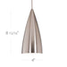 W.A.C. Lighting - QP-LED966-BN/BN - LED Pendant - Bullet - Brushed Nickel