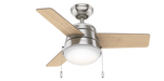 Aker 36" Ceiling Fan-Fans-Hunter-Lighting Design Store