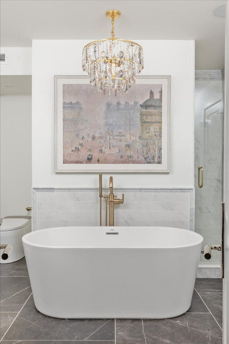 Elsa One Light Pendant Antique Gold-Mini Chandeliers-Crystorama-Lighting Design Store