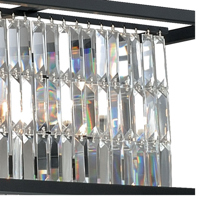 Vaxcel - P0183 - Eight Light Linear Chandelier - Catana - Oil Rubbed Bronze