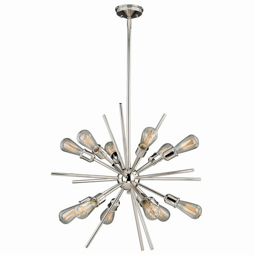 Vaxcel - P0196 - 12 Light Pendant - Estelle - Polished Nickel