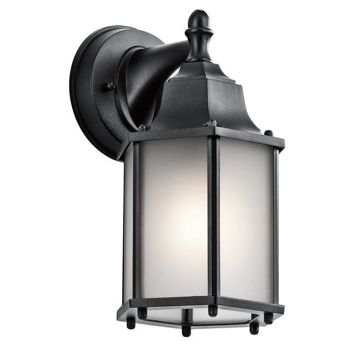 Kichler - 9774BKS - One Light Outdoor Wall Mount - Chesapeake - Black