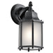 Kichler - 9774BKS - One Light Outdoor Wall Mount - Chesapeake - Black