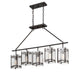 Savoy House - 1-3043-5-13 - Five Light Linear Chandelier - Glenwood - English Bronze