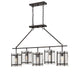 Savoy House - 1-3043-5-13 - Five Light Linear Chandelier - Glenwood - English Bronze