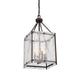 Savoy House - 3-3041-4-13 - Four Light Foyer Pendant - Glenwood - English Bronze