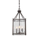 Savoy House - 3-3041-4-13 - Four Light Foyer Pendant - Glenwood - English Bronze