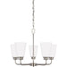 Generation Lighting - 3115205-962 - Five Light Chandelier - Kerrville - Brushed Nickel